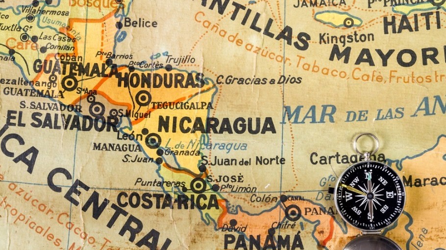 beplay官网娱乐近岸的地图的中美洲