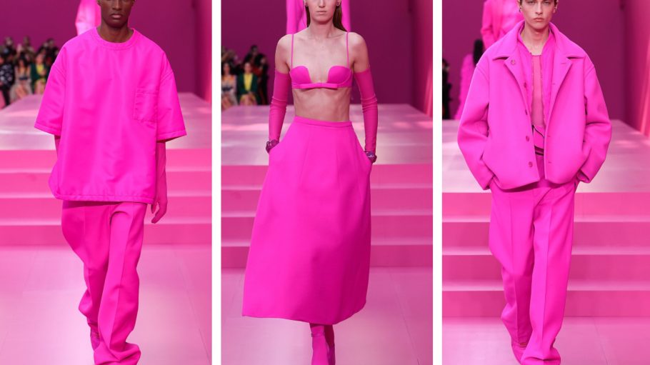 beplay官网娱乐华伦天奴(Valentino)推出的双性别系列几乎全部采用“华伦天奴粉色PP”(Valentino Pink PP)，这是潘通(Pantone)专门为该品牌开发的一种色调。