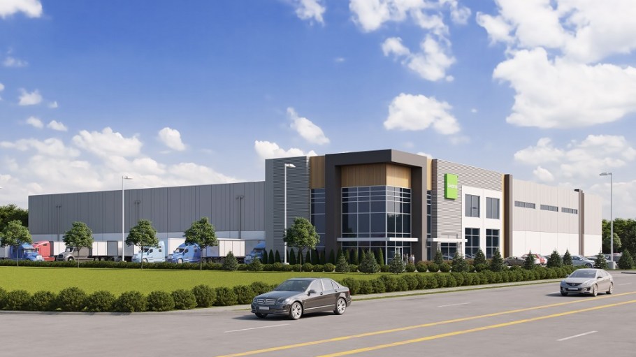 beplay官网娱乐企业寻求提供当天送货在东海岸得到一个新的物流中心,古德曼工业中心Carlstadt二世,在新泽西北部。